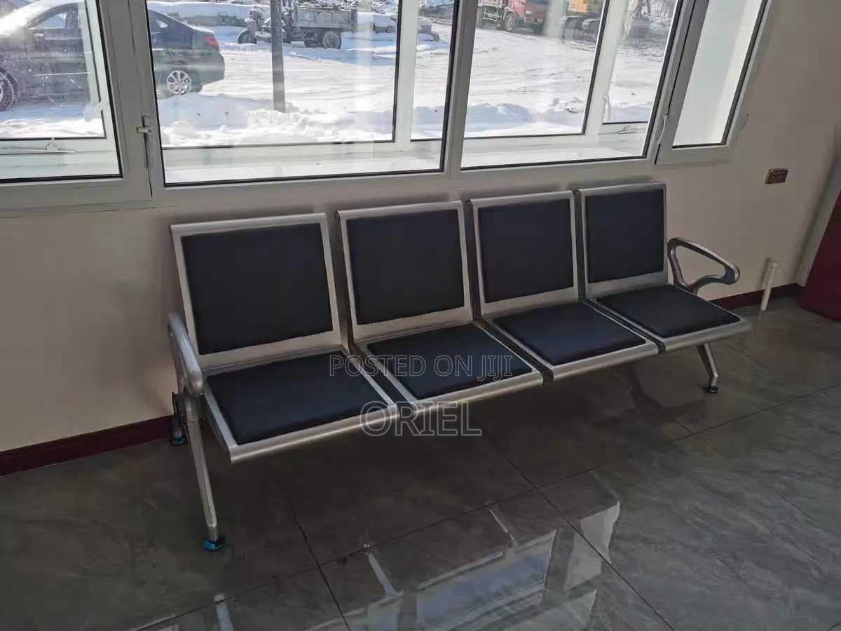 Office Bench : Reception 4-Seater Waiting Bench