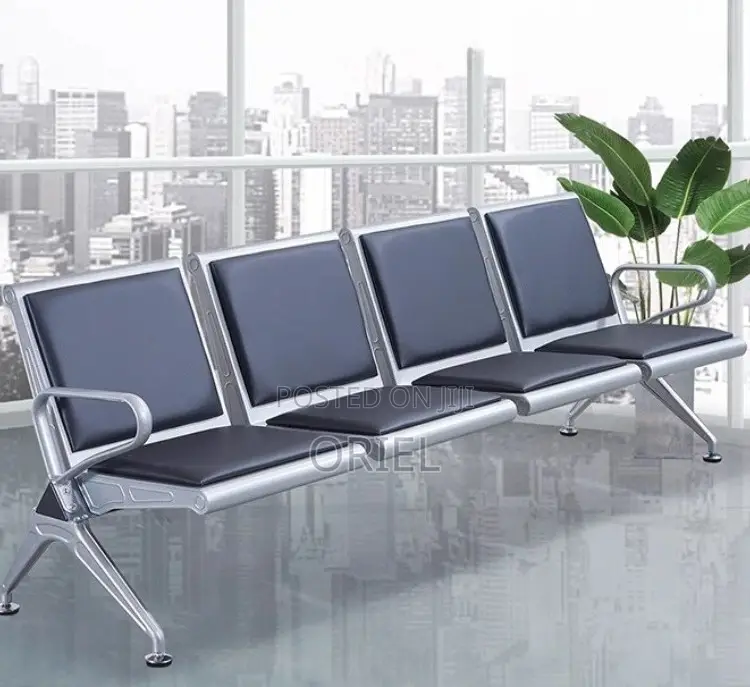 Office Bench : Reception 4-Seater Waiting Bench