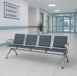 Office Bench : Reception 4-Seater Waiting Bench
