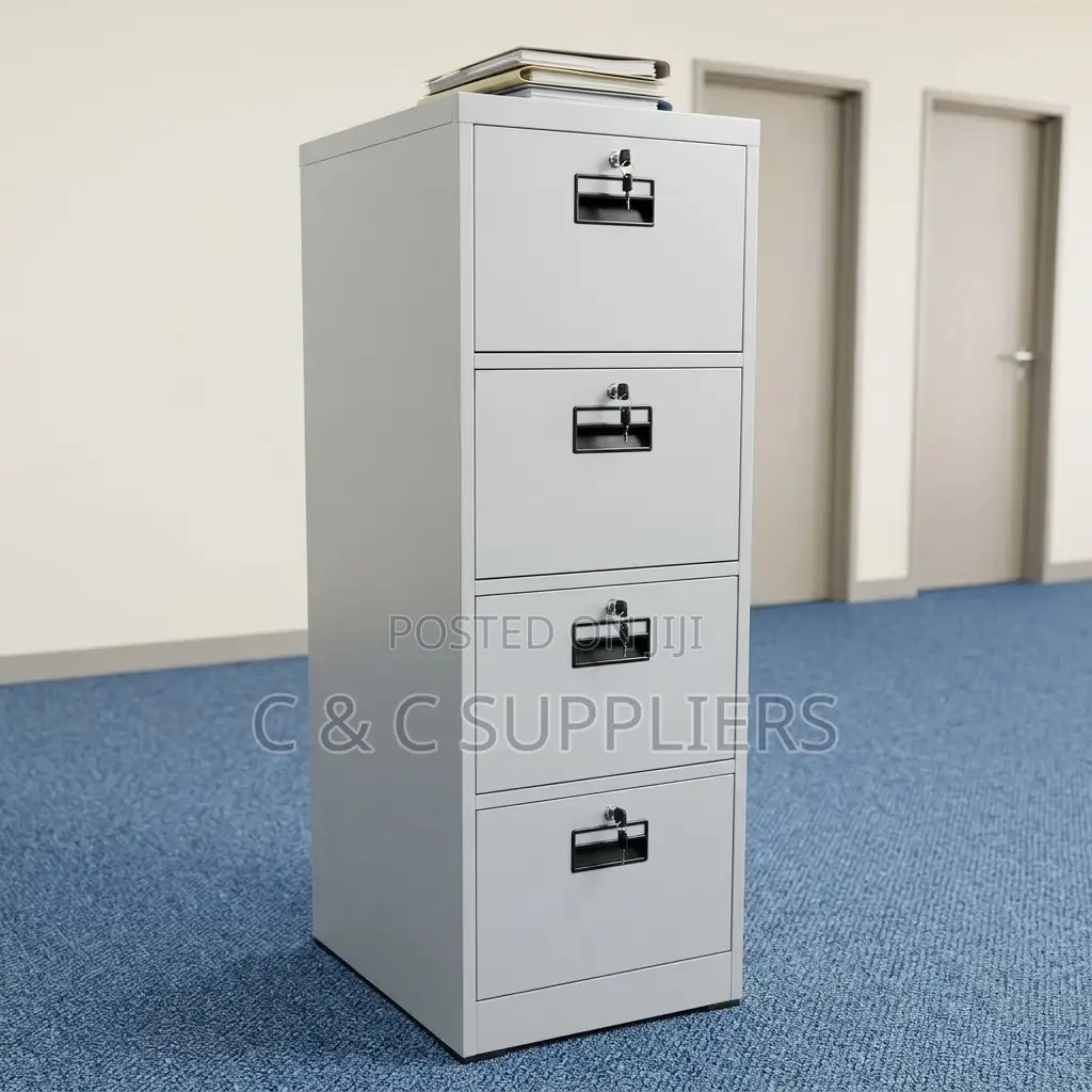 4-Drawer's Steel 4-Key Locker Cabinet