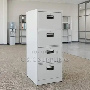 4-Drawer's Steel 4-Key Locker Cabinet