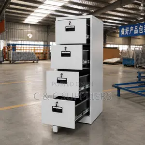 4-Drawer's Steel 4-Key Locker Cabinet