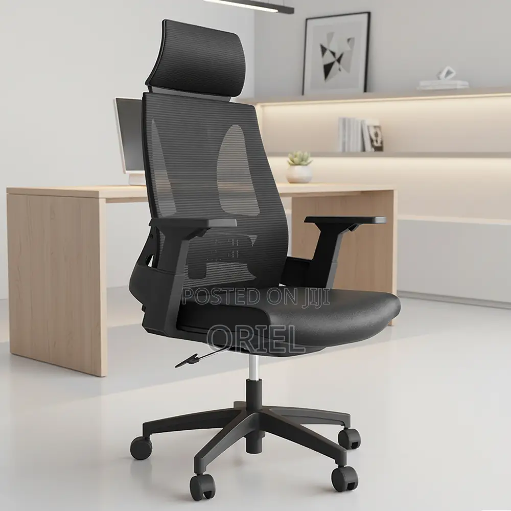 Office Chair : Breathable Mesh Backrest Orthopedic Office Chair