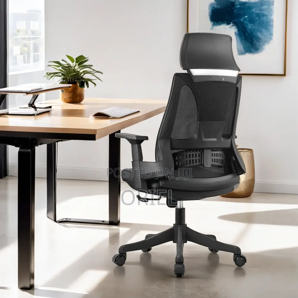 Office Chair : Breathable Mesh Backrest Orthopedic Office Chair