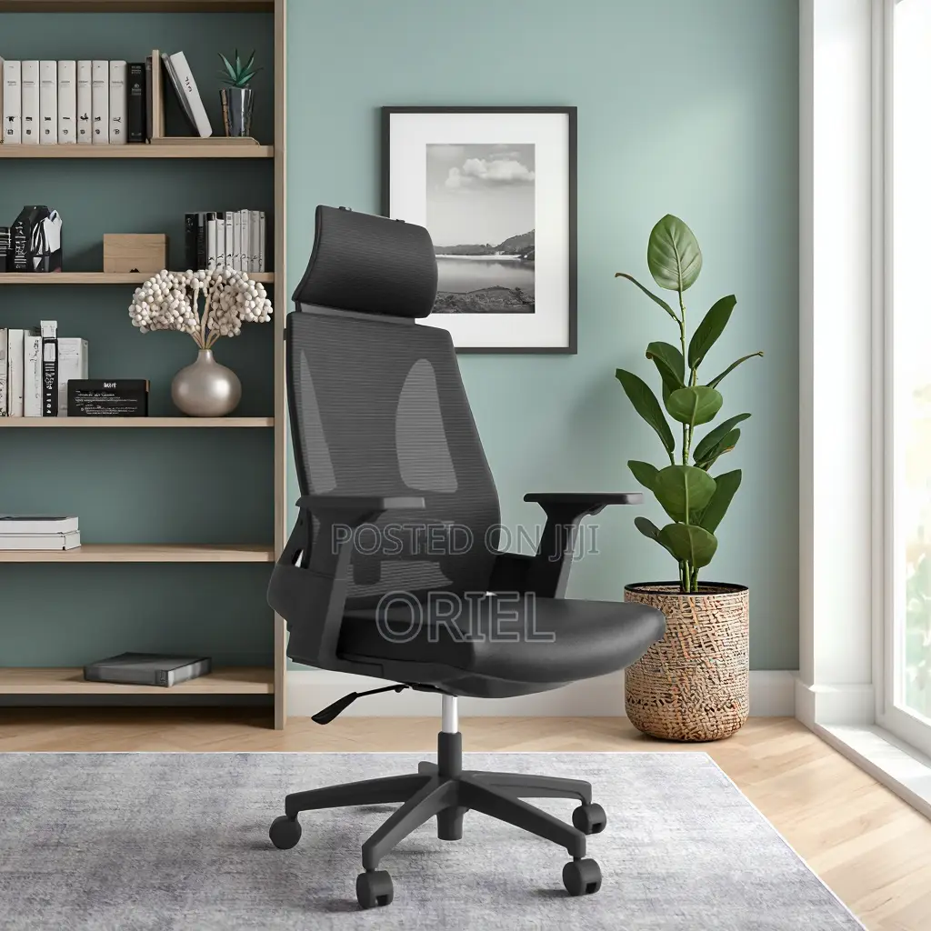 Office Chair : Breathable Mesh Backrest Orthopedic Office Chair