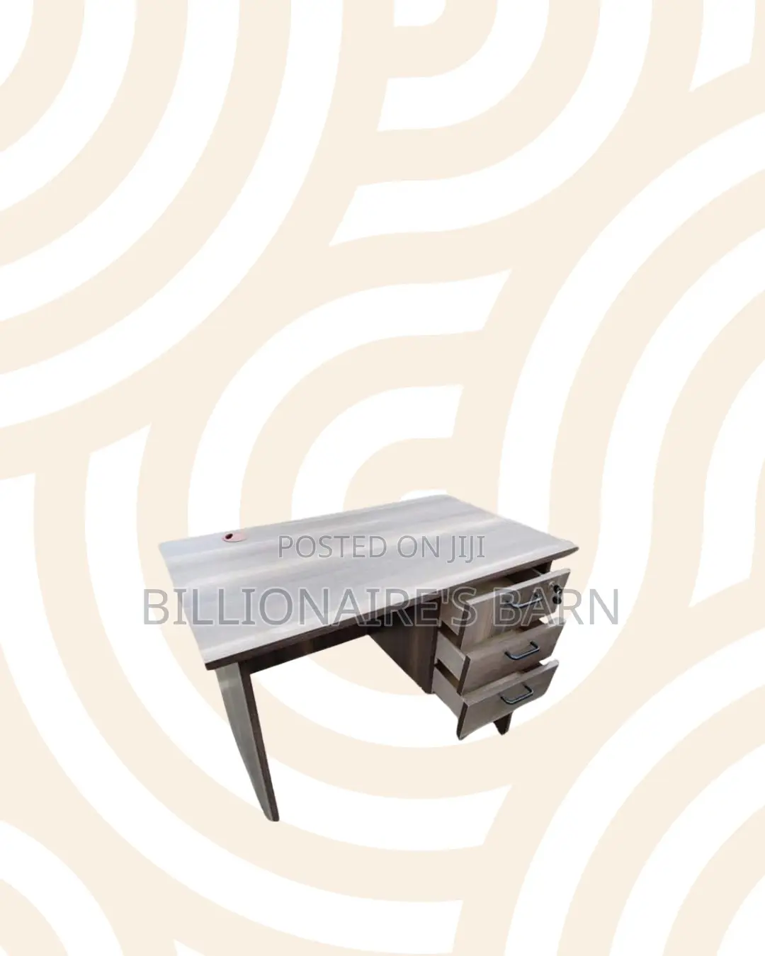 Compact 1m Wooden Desk for Professional Home Office Tasks