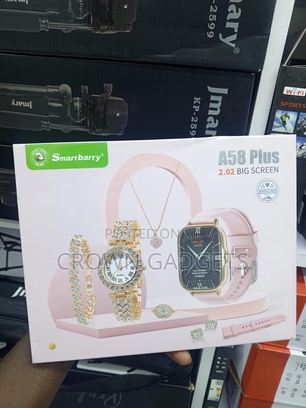 Smartberry A58 Plus Women's Bluetooth Smartwatch Bundle - thumbnail 2