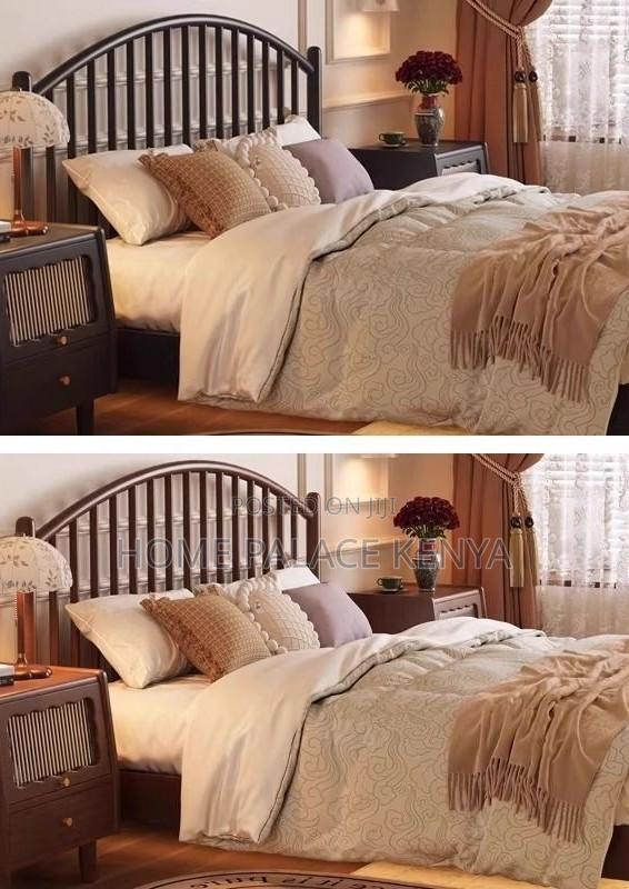 Wooden Bed: Noise-Free Slat Support King Bed - thumbnail 4