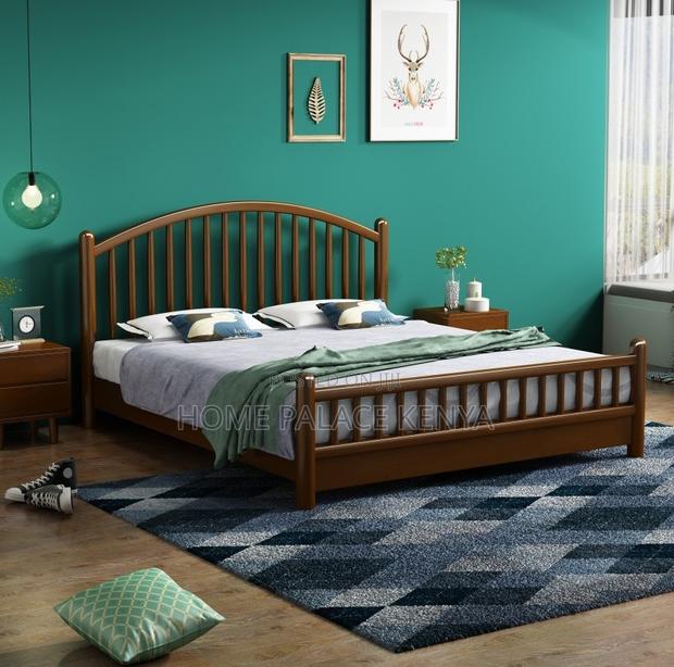 Wooden Bed: Noise-Free Slat Support King Bed - thumbnail 8