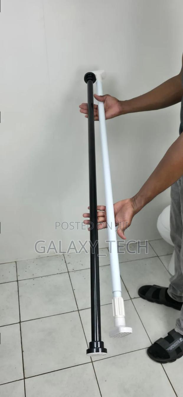Extendable Telescopic Curtain Rod - thumbnail 2