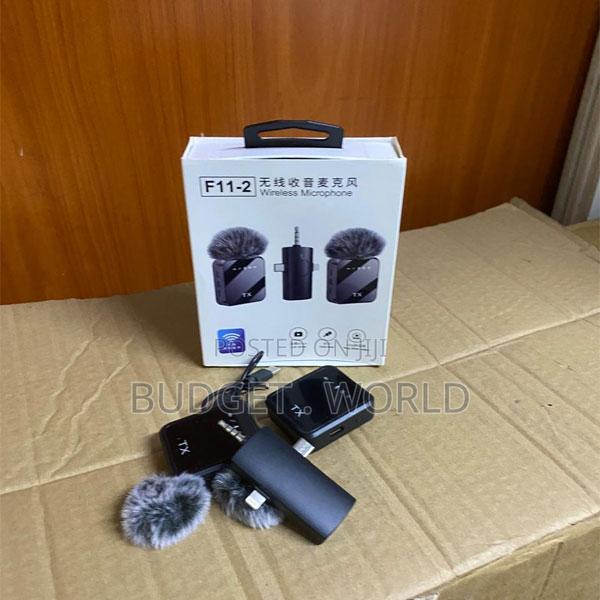 F11 Wireless Lavalier Mic – Professional Audio Recording System for Mo