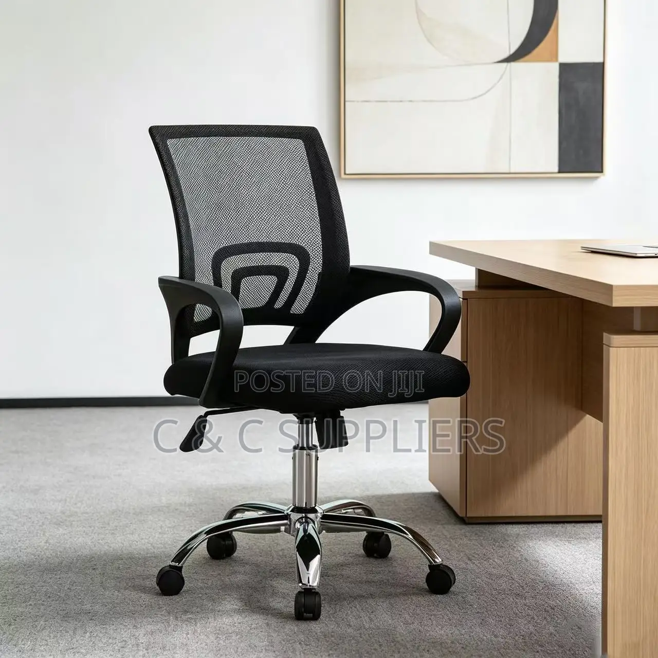 Low Back Mesh Clerical Chair.