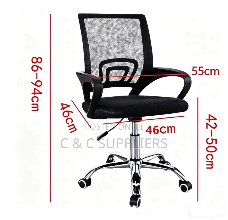 Low Back Mesh Clerical Chair.