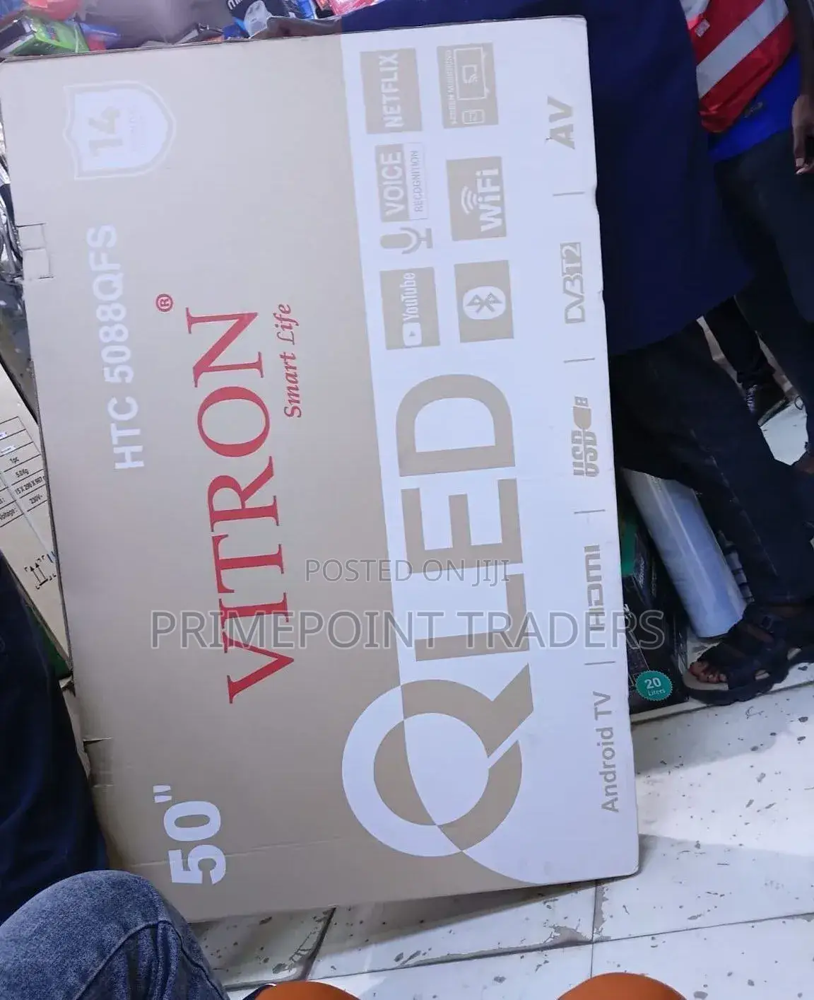 Vitron 50" Qled Smart Tv – Brilliant Colors, Smarter Entertainment