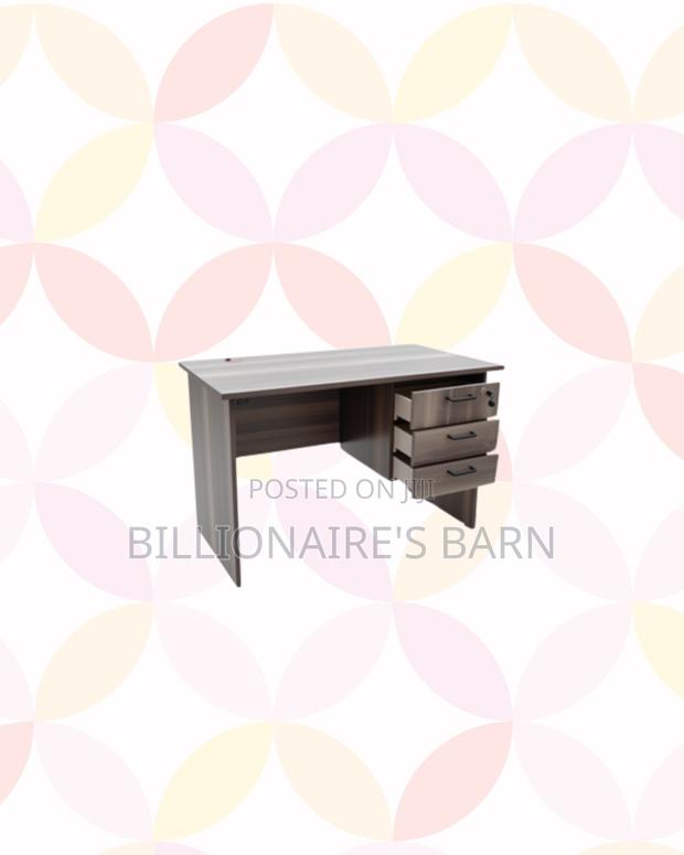 Compact 1.2m Wooden Desk With Drawers - Reliable Workday Organisation