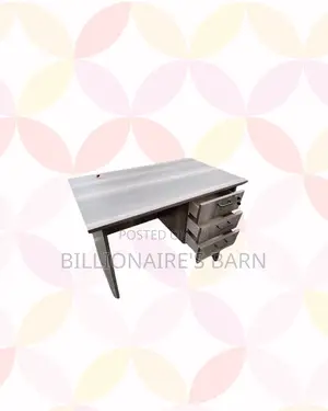 Compact 1.2m Wooden Desk With Drawers - Reliable Workday Organisation