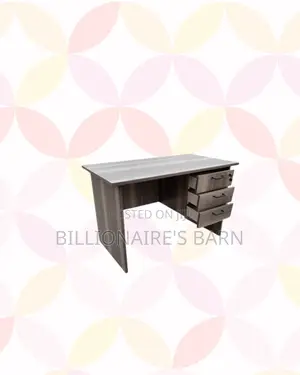 Compact 1.2m Wooden Desk With Drawers - Reliable Workday Organisation
