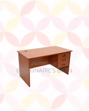 Compact 1.2m Wooden Desk With Drawers for Orderly Writing and Research