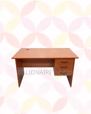 Compact 1.2m Wooden Desk With Drawers for Orderly Writing and Research
