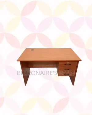 Compact 1.2m Wooden Desk With Drawers for Orderly Writing and Research