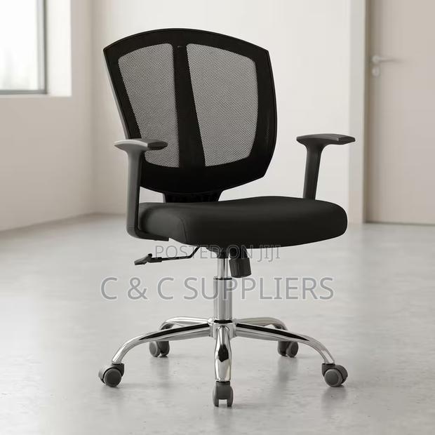 Swivel Cashier Mesh Ergonomic Chair
