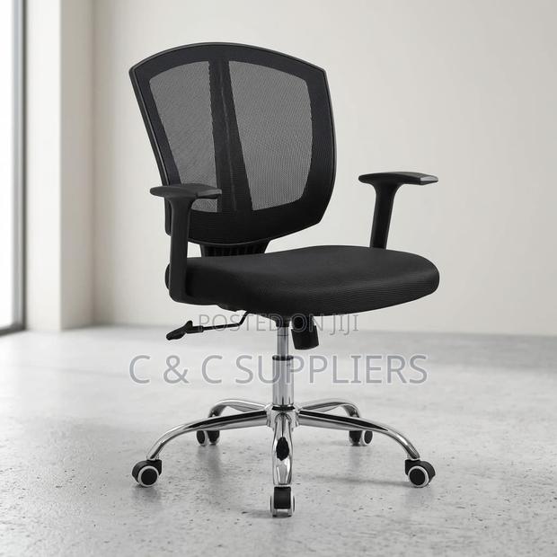 Swivel Cashier Mesh Ergonomic Chair - thumbnail 2