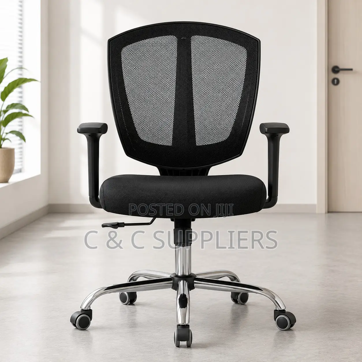 Swivel Cashier Mesh Ergonomic Chair