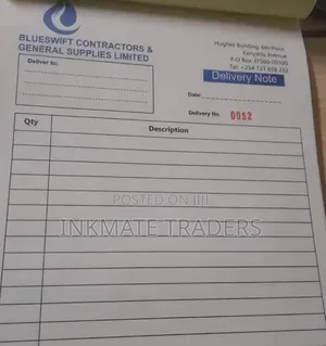 Duplicate a 5 Receipt Book Printing