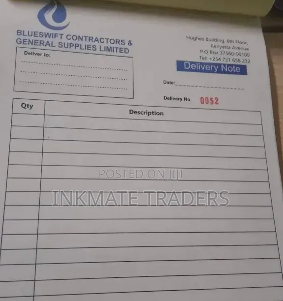 Duplicate a 5 Receipt Book Printing