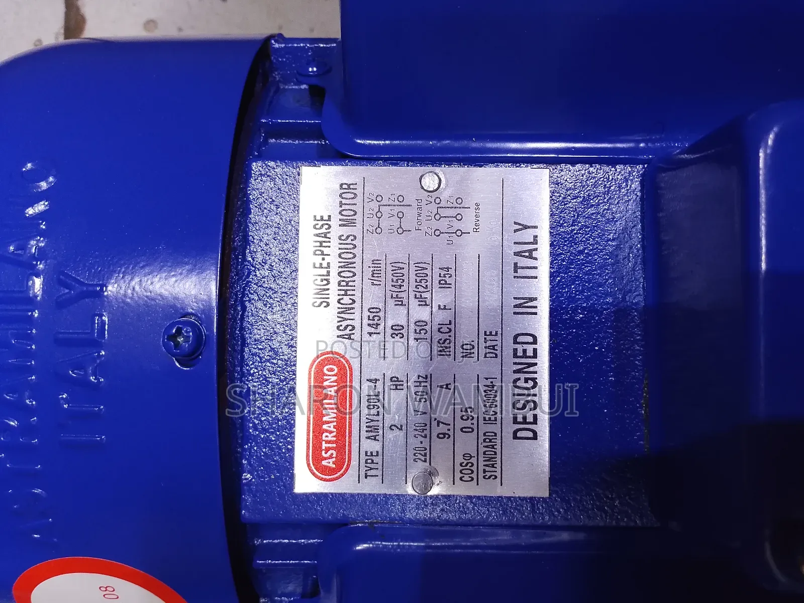 Quality 2hp Astramilano Motor/Astramilano 2hp Electric Motor