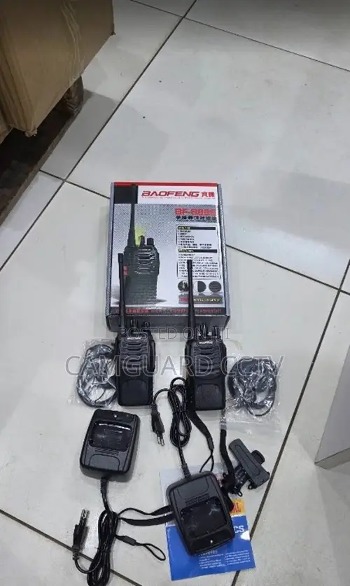 New Baofeng Bf-888s Portable Walkie Talkie 1500mah Battery