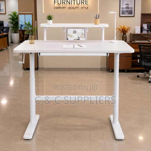 Imported Manual Adjustable Study Desk - thumbnail 8