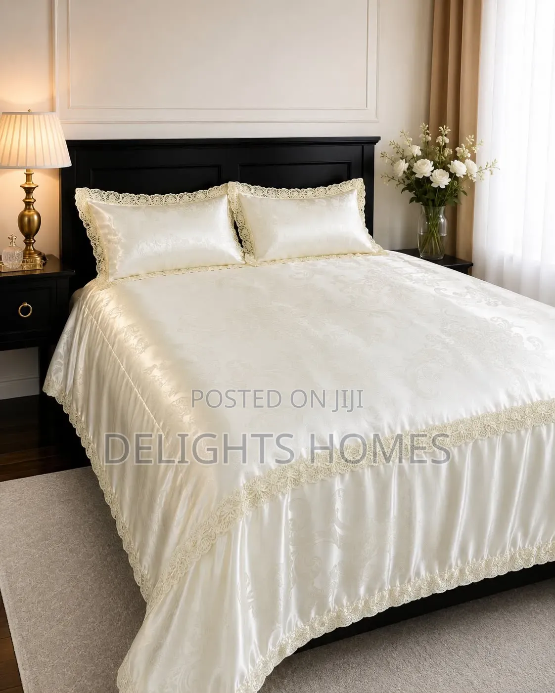 6*7 Silk Duvet Cover Sets -Sky