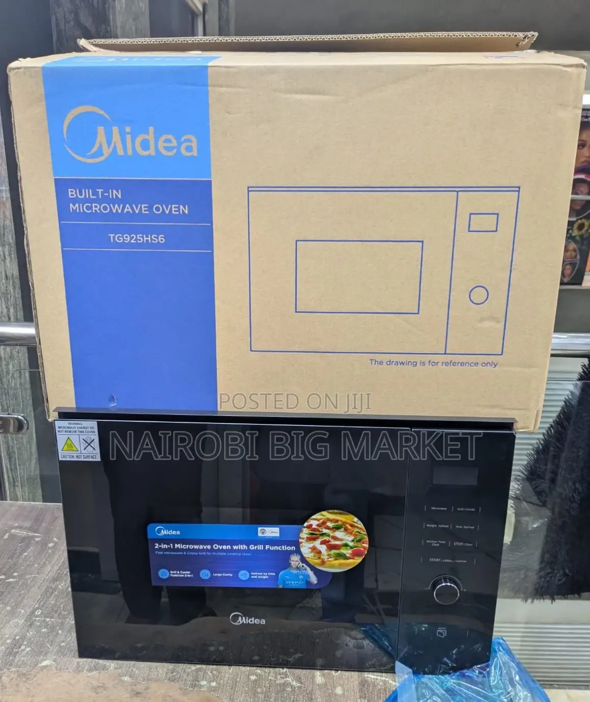 Midea 25l 900w Built in Microwave Oven