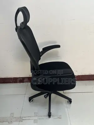 Swivel Ergonomic Black Mesh Seat
