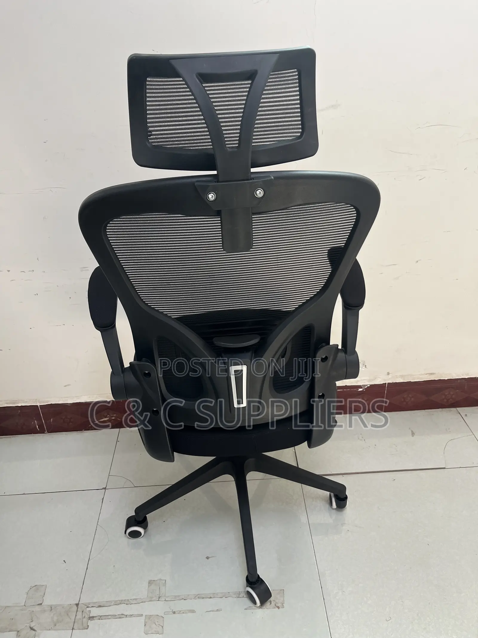 Swivel Ergonomic Black Mesh Seat