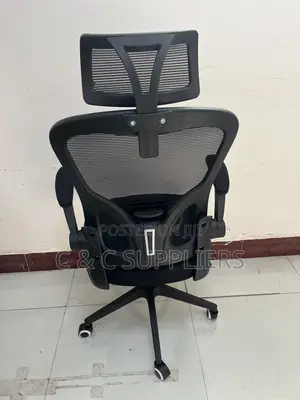 Swivel Ergonomic Black Mesh Seat
