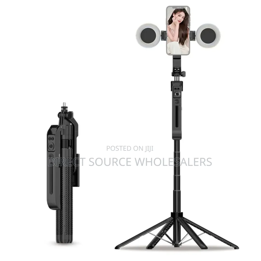 Smart Ai Face Tracking Tripod – 360° Rotation for Content Creators