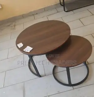 Stylish 2-Piece Wooden Coffee Table