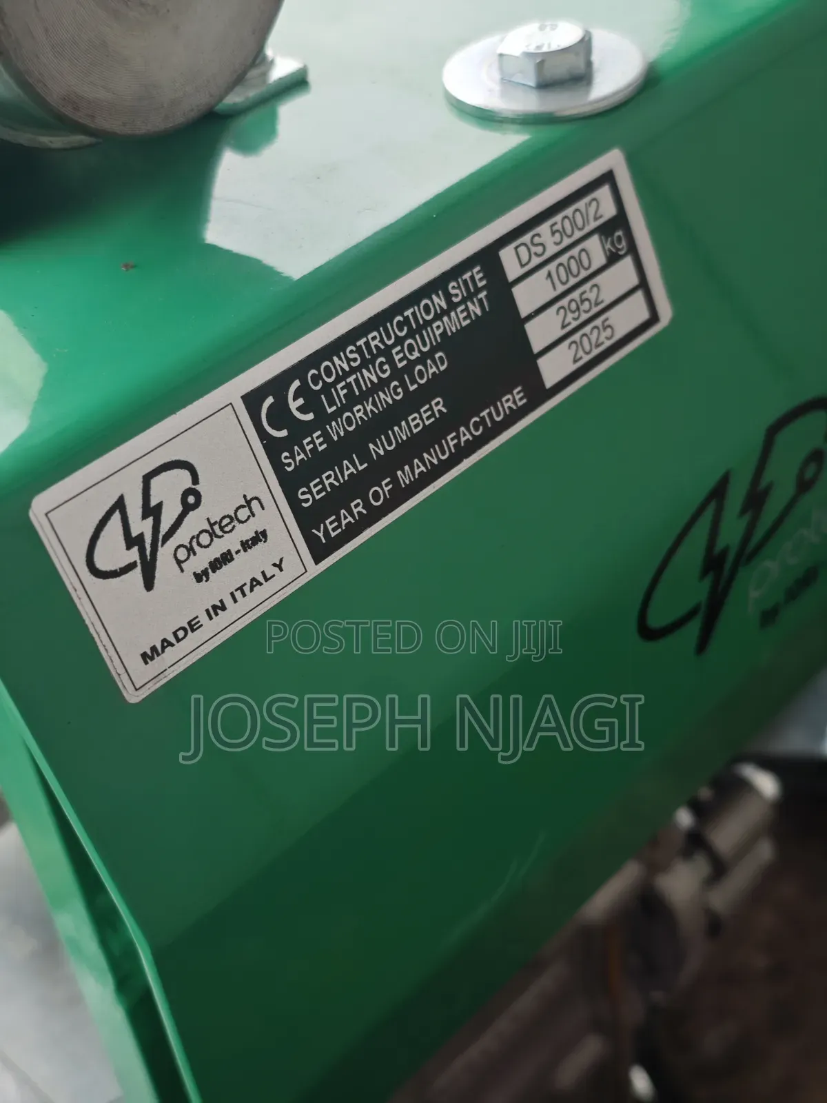 Concrete Hoist 1tan Italy in Stock