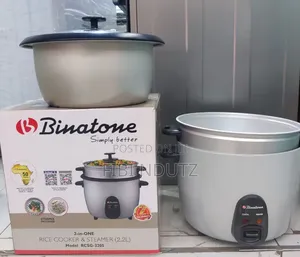 Binatone Rice Cooker Steamer 2in1 2.2l