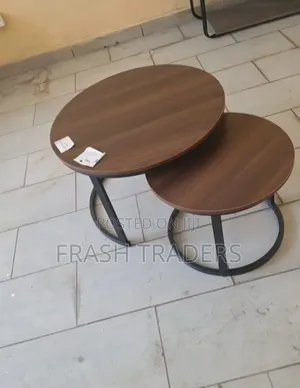 2 in 1 Nesting Coffee Table With Metal Frame