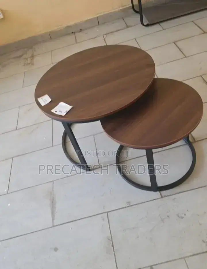 2 in 1 Nesting Coffee Table With Metal Frame