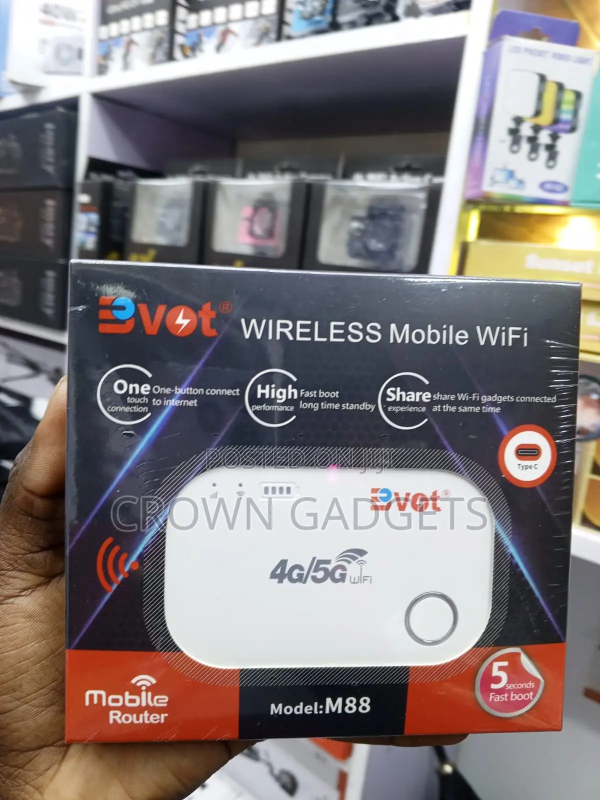 Bvot M88 Wireless Mobile Wifi Router, Wireless Hotspot Multi-Device