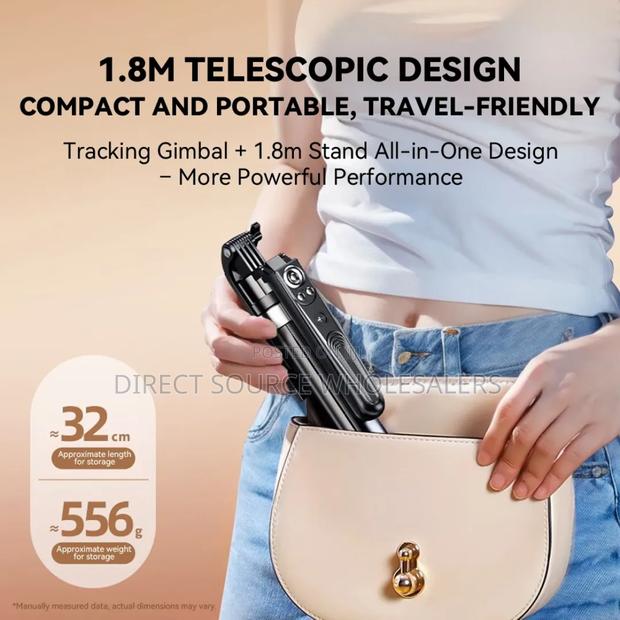 Plokama Ai Smart Face Tracking Tripod Stand – 1.8m Extendable - thumbnail 2