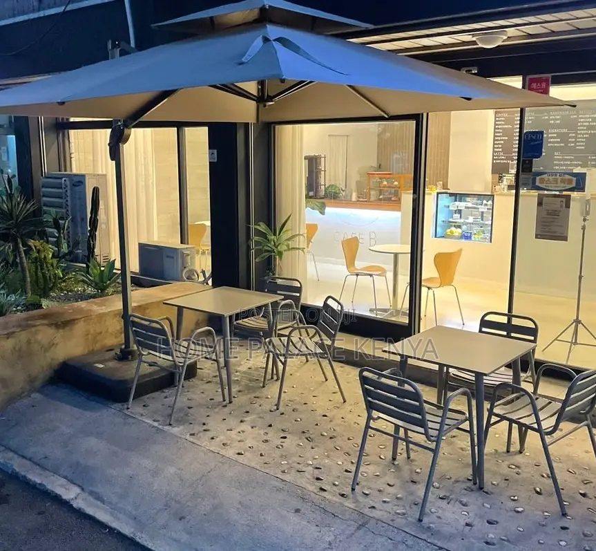 Garden Umbrella; Doppler Jack Aluminium Cafe Parasol