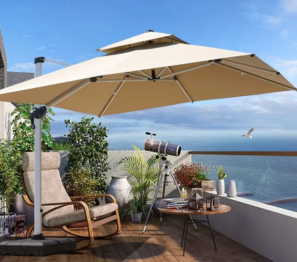 Garden Umbrella; Doppler Jack Aluminium Cafe Parasol