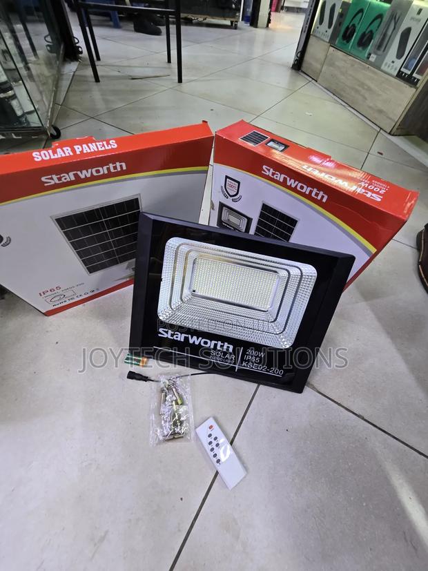 Secure Your Compound:Ultra-bright Starworth 200w Solar Light Security - main view