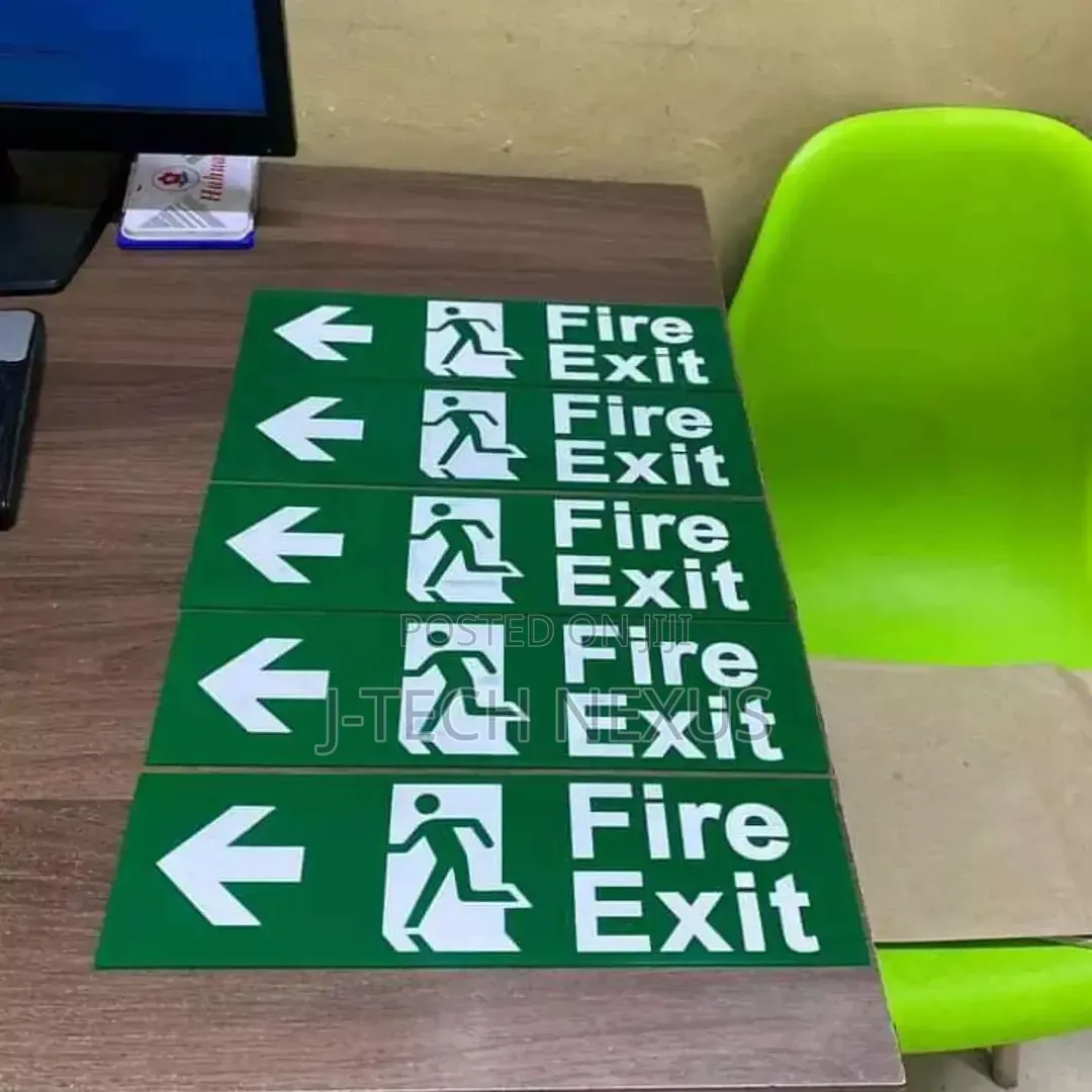 Exit Fire Signage