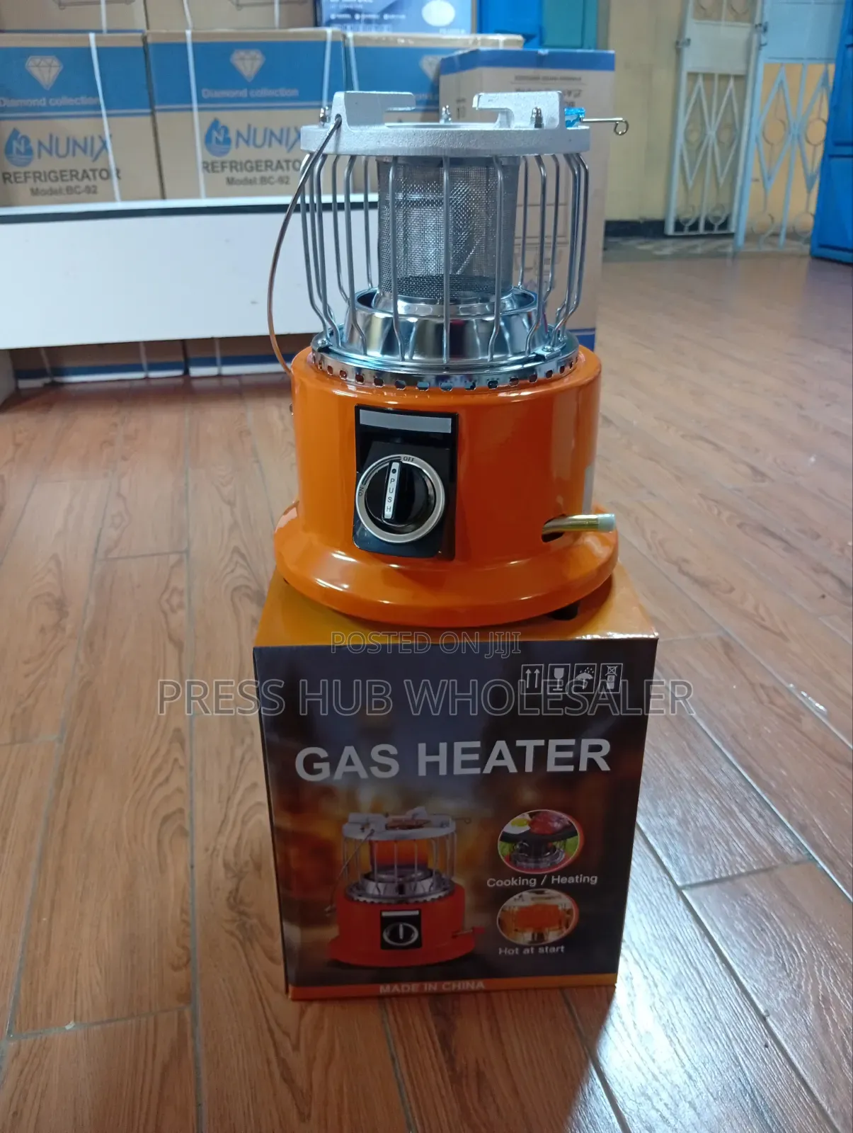 Nunix 2-in-1 Portable Gas Heater Cooking Stove